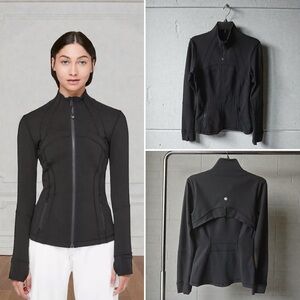 Lululemon Define Gym Yoga Jacket Luon Black Full Zip Fitted Thumbholes Women 4